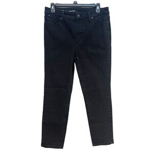 Talbots Flawless‎ Slim Ankle Jeans Women's Size 6 Stretch Black Wash